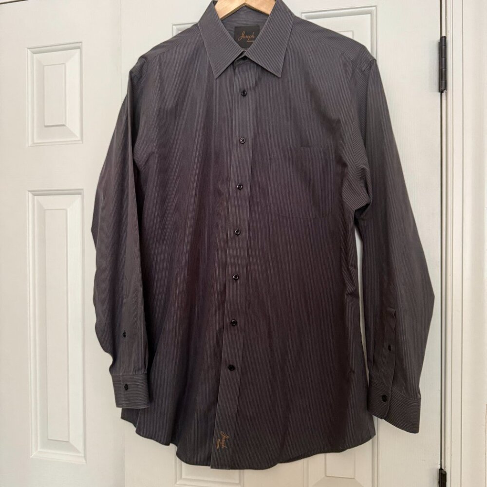 JOSEPH A BANKS MENS DRESS SHIRTS, SET OF 4, SIZE 16.5 X 34, 100% NO-IRON COTTON - Picture 11 of 16